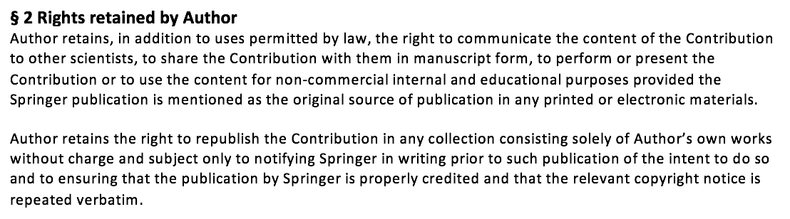 Rights retained under the proposed copyright agreement.